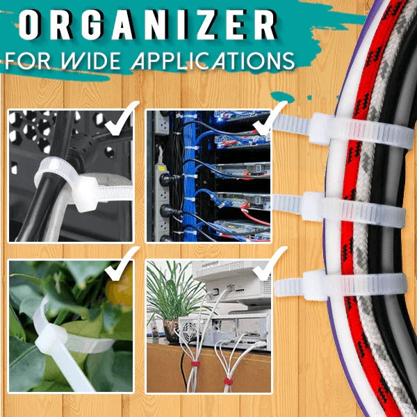 Reusable Cable Ties (50 PCS)