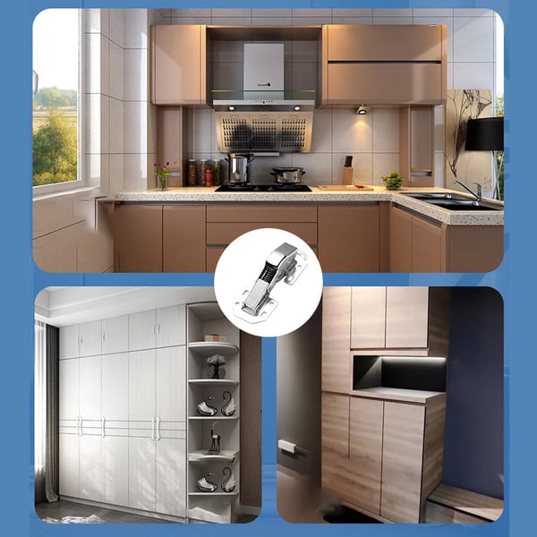 Hole-Free and Slot-Free Hinge (1 pair)