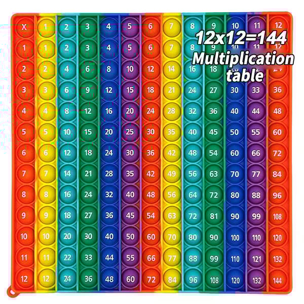 π―12x12 Multiplication Table Board Game β Portable Math Practice and Learning Toy for Kids