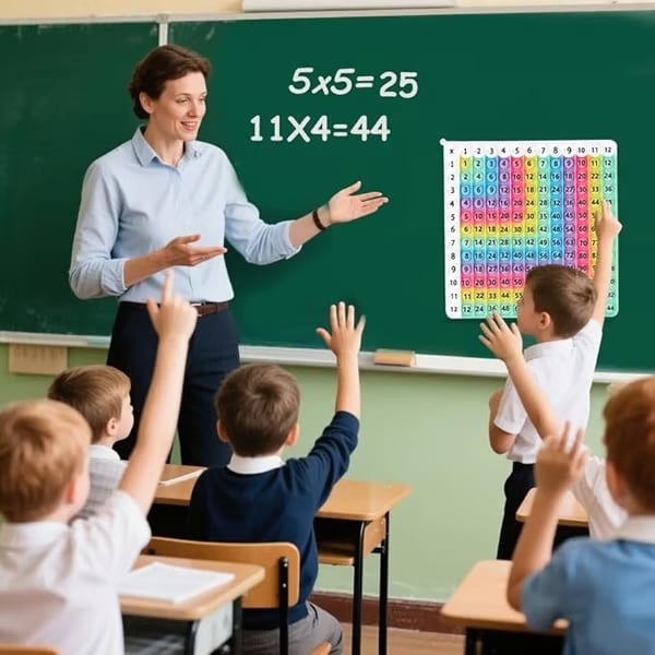 π―12x12 Multiplication Table Board Game β Portable Math Practice and Learning Toy for Kids