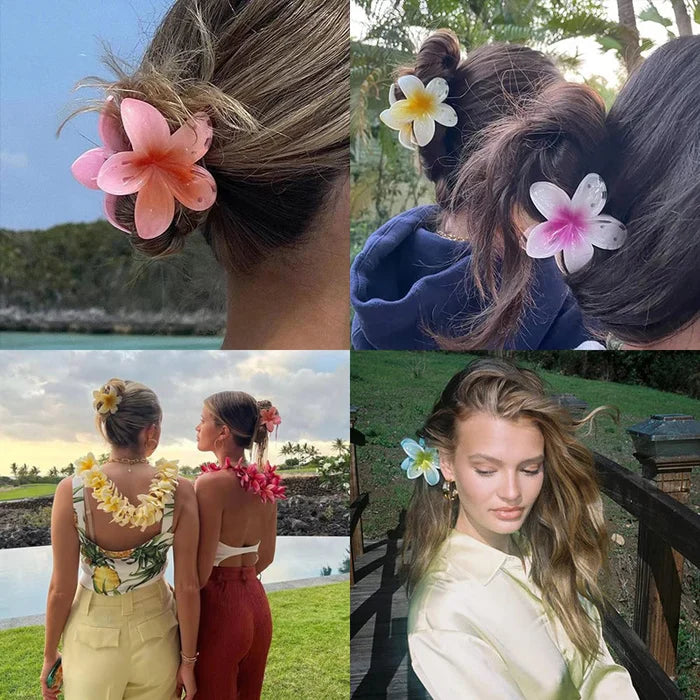 2023 Latest Design 3D Flower Hair Claw Clips