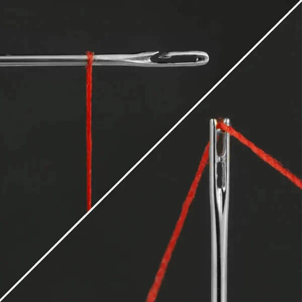 Self-threading Needles