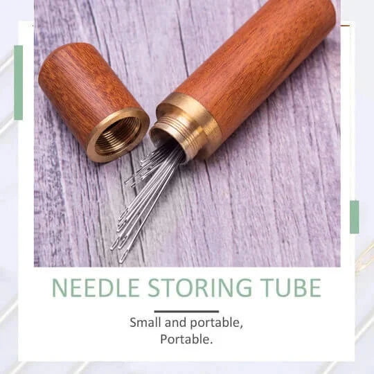 Self-threading Needles