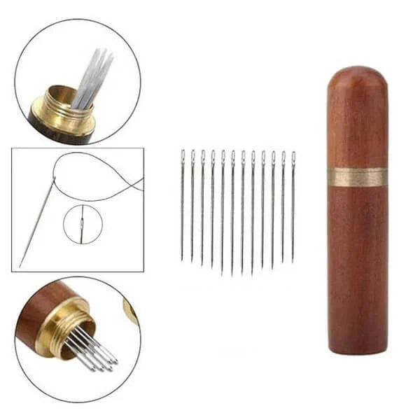 Self-threading Needles