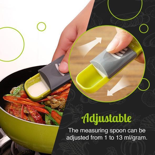 DOUBLE-END ADJUSTABLE MEASURING SPOON