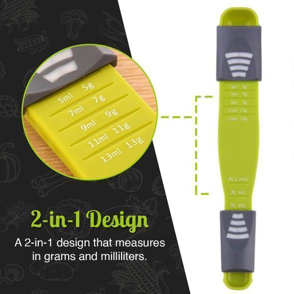 DOUBLE-END ADJUSTABLE MEASURING SPOON