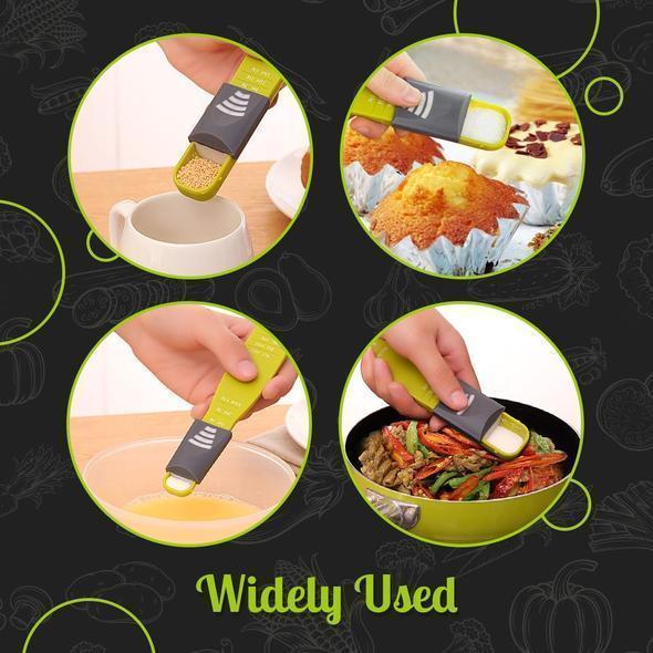 DOUBLE-END ADJUSTABLE MEASURING SPOON