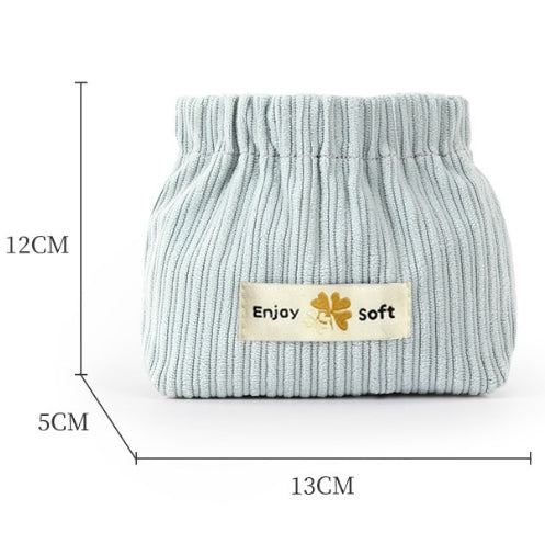 Corduroy Elastic Hair Tie Organizer