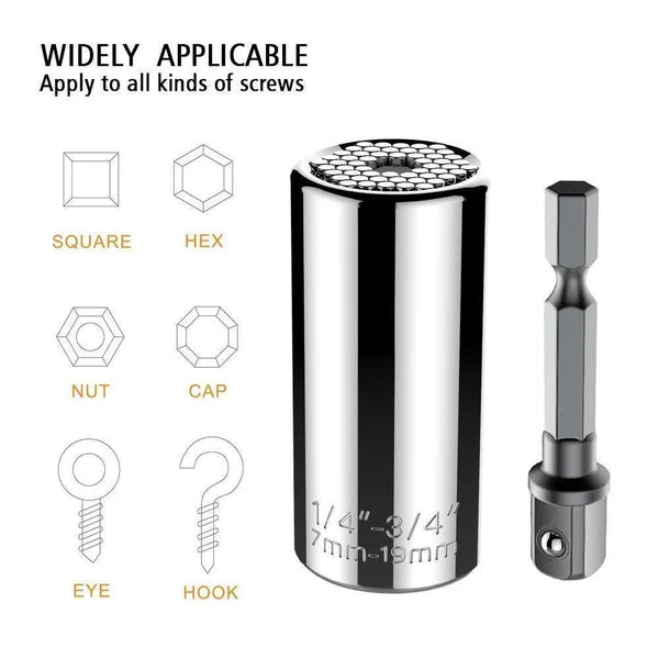Universal Socket-Unscrew Any bolt