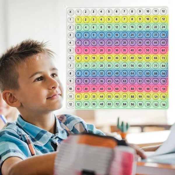 π―12x12 Multiplication Table Board Game β Portable Math Practice and Learning Toy for Kids