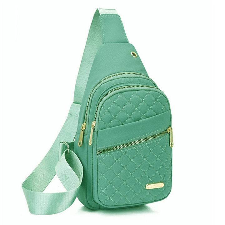 🎀Quilted waist bag-versatile large capacity crossbody bag, casual solid color