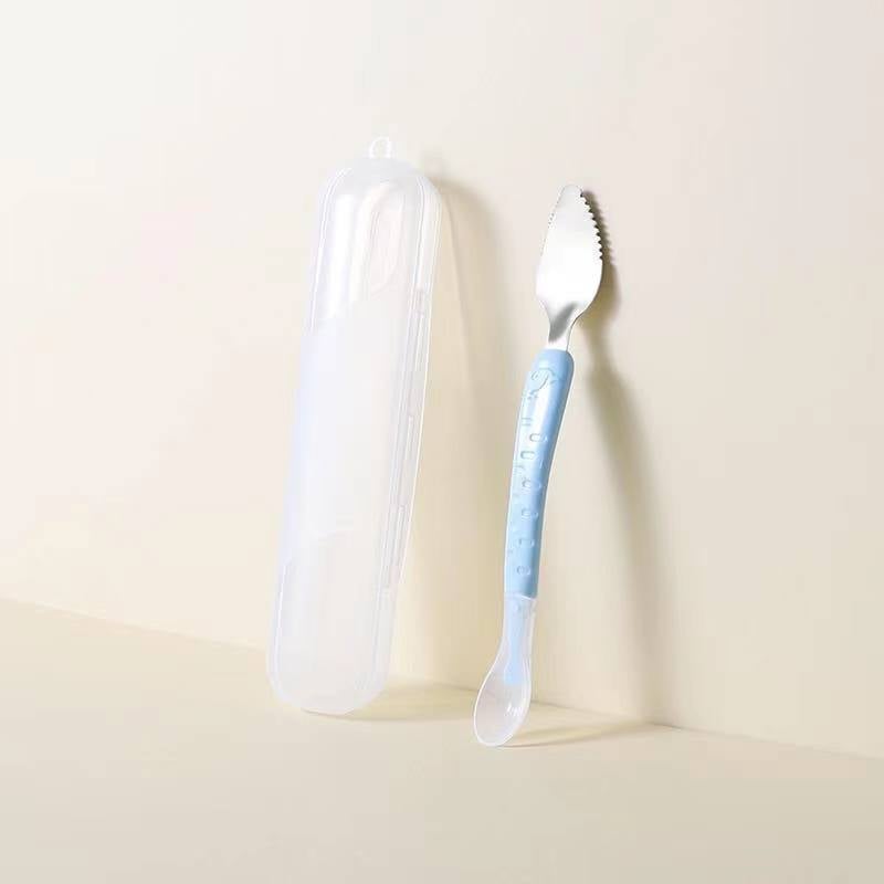 👶Double Head Baby Silicone Food Spoon