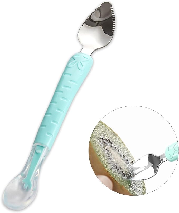 👶Double Head Baby Silicone Food Spoon