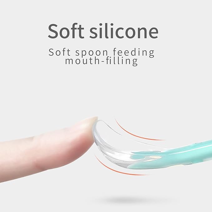 👶Double Head Baby Silicone Food Spoon