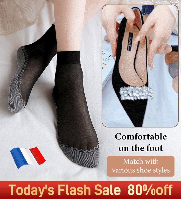 Sweat-absorbing and Anti-odor Cotton Bottom Silk Socks