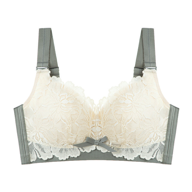 The Most Beautiful Lace Bra For Refreshing & Slimming, Wireless Design Also Offers Excellent Support