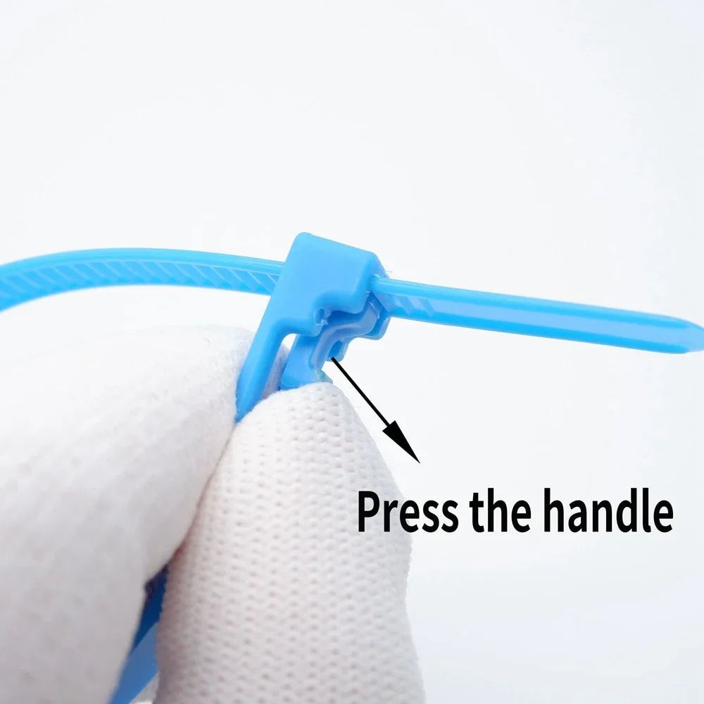 50 pieces/pack reusable nylon zip ties