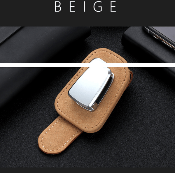 UNIVERSAL CAR VISOR SUNGLASSES HOLDER CLIP