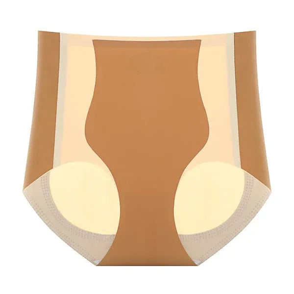 Color-block Hip-lifting Seamless Waist Control Pants