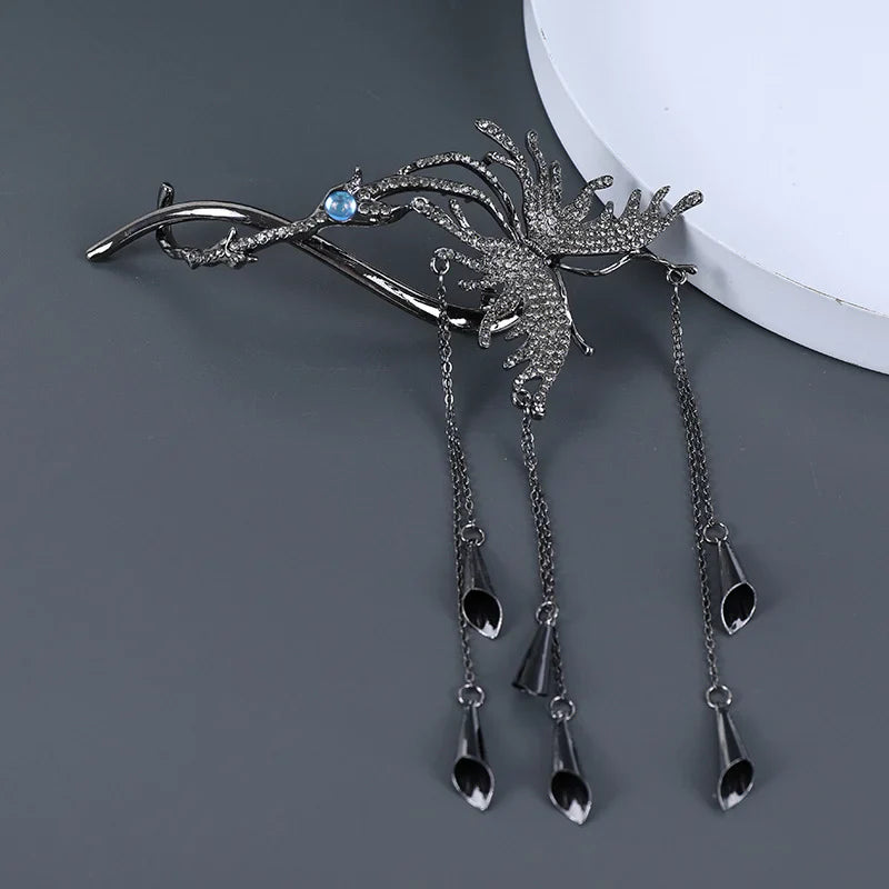 High-Quality Butterfly Tassel Hair Clip