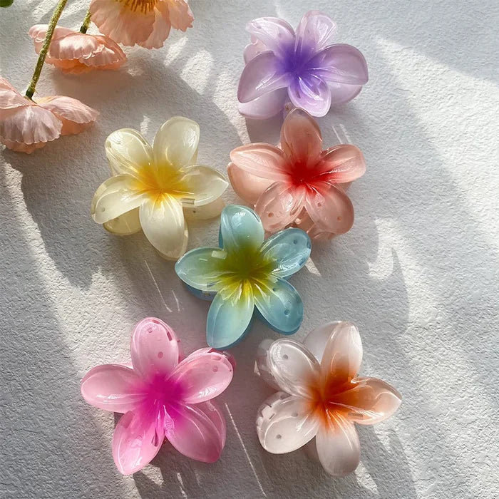 2023 Latest Design 3D Flower Hair Claw Clips