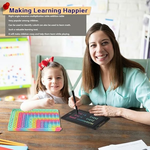 π―12x12 Multiplication Table Board Game β Portable Math Practice and Learning Toy for Kids