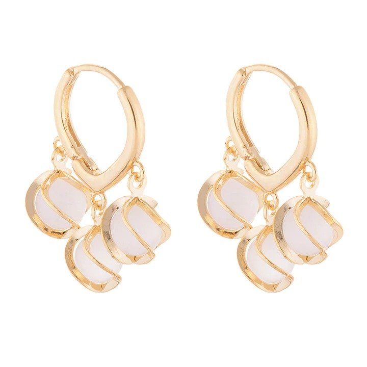 Cat‘s Eye Opals Drop Earrings