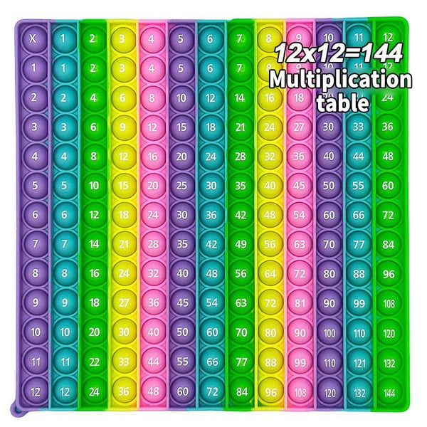 π―12x12 Multiplication Table Board Game β Portable Math Practice and Learning Toy for Kids