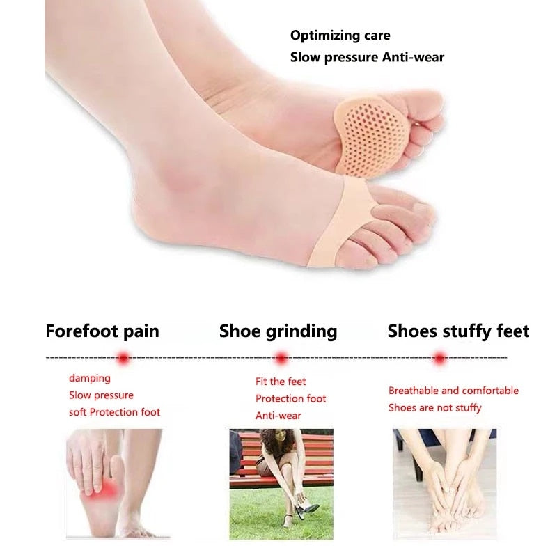 Breathable Forefoot Gel Pads(Buy 1 free 1)