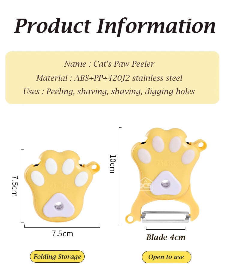Cat's Paw 3-in-1 Peeler Grater