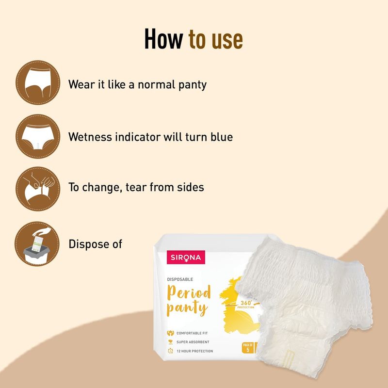 Disposable menstrual underwear