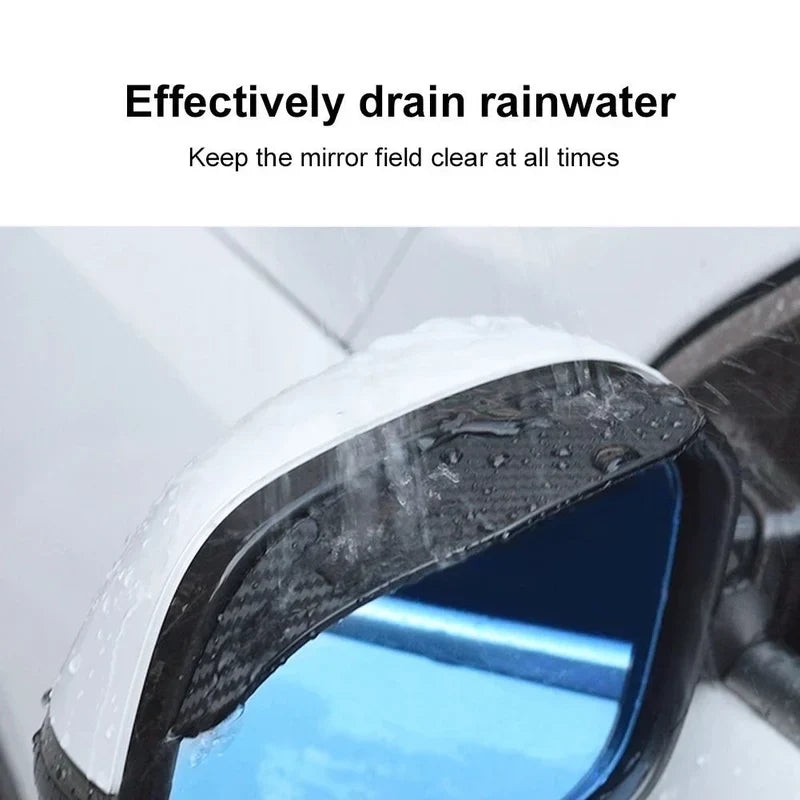 Car Rear View Mirror Rain Eyebrow Visor