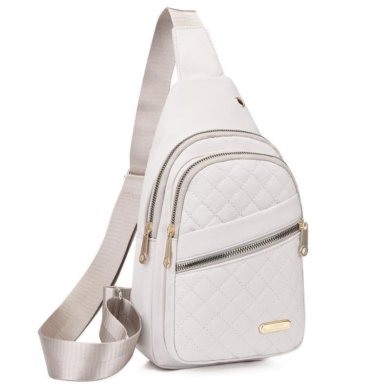 🎀Quilted waist bag-versatile large capacity crossbody bag, casual solid color