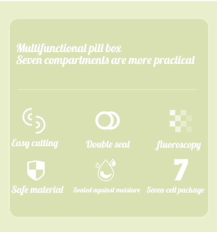 3-In-1 Travel Pill Organizer