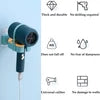 Rotatable Wall Mounted Hair Dryer Holder, Hands Free Hair Dryer Stand Holder, Drilling-Free Blow Dryer Holder
