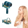 Rotatable Wall Mounted Hair Dryer Holder, Hands Free Hair Dryer Stand Holder, Drilling-Free Blow Dryer Holder