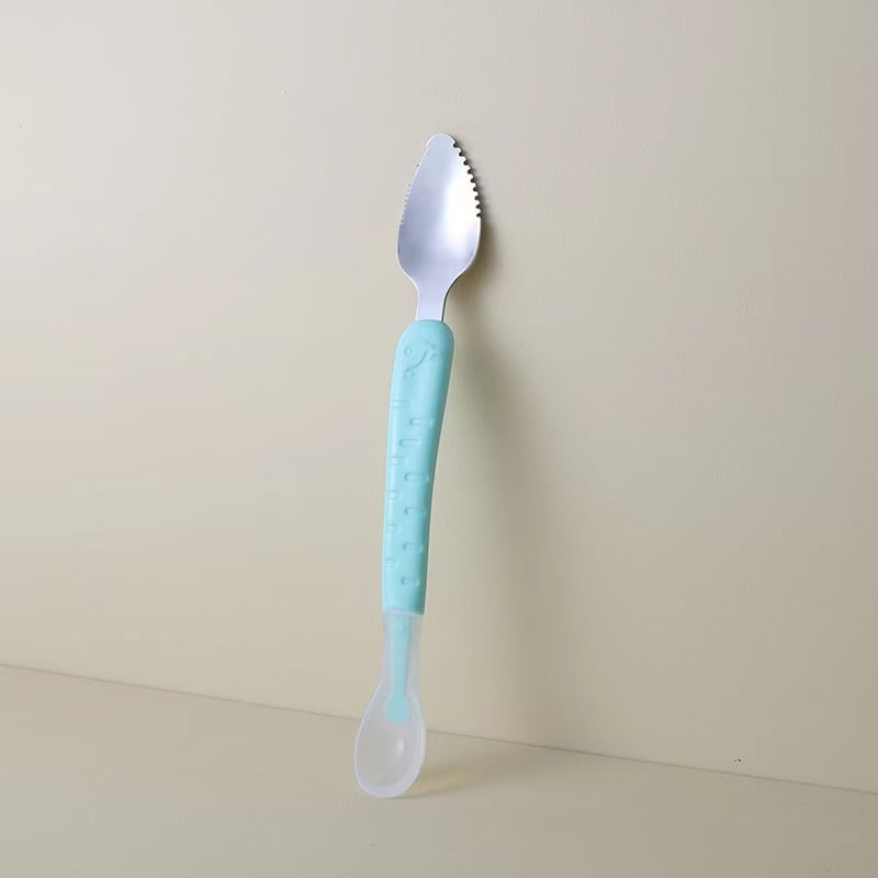 👶Double Head Baby Silicone Food Spoon