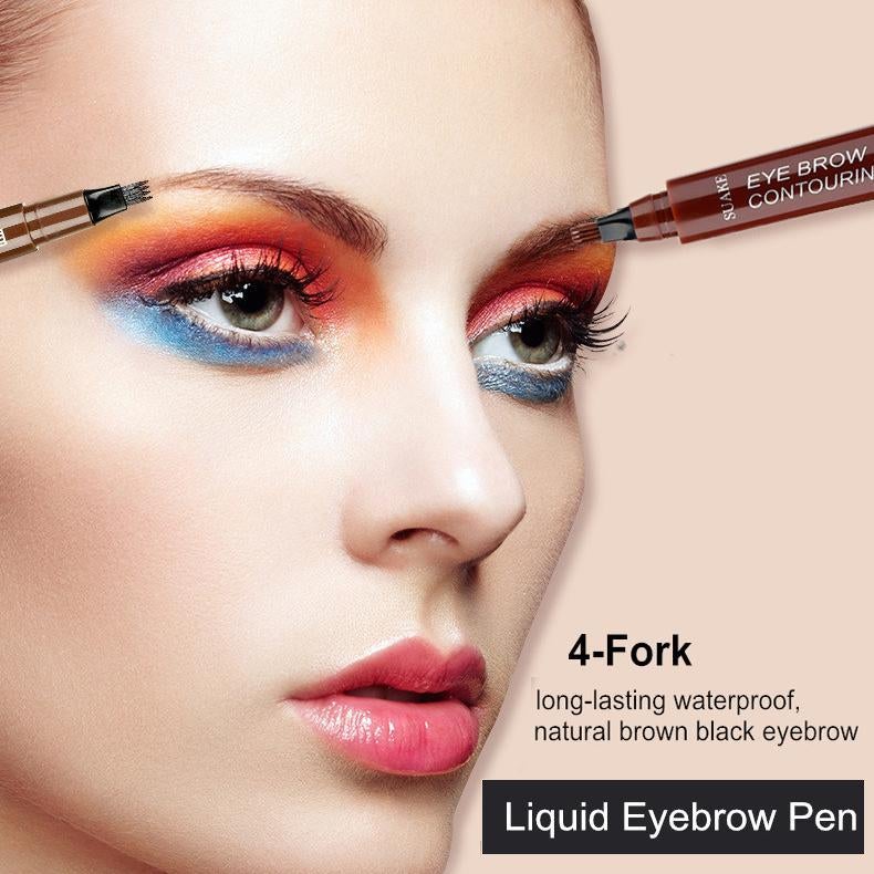 3 Colors Waterproof Eyebrow Pencil - Buy 1 Free 1