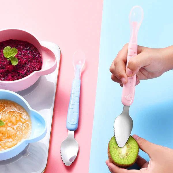 2-in-1 Two Sided Baby Feeding Spoon