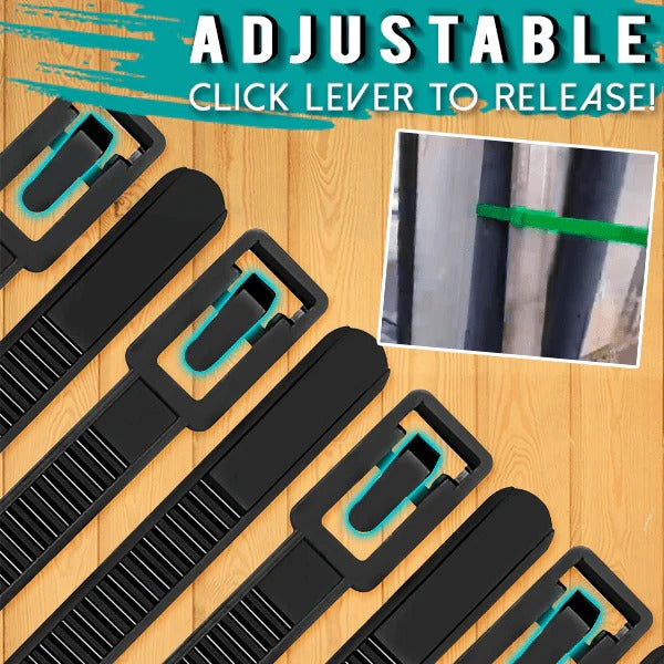 Reusable Cable Ties (50 PCS)