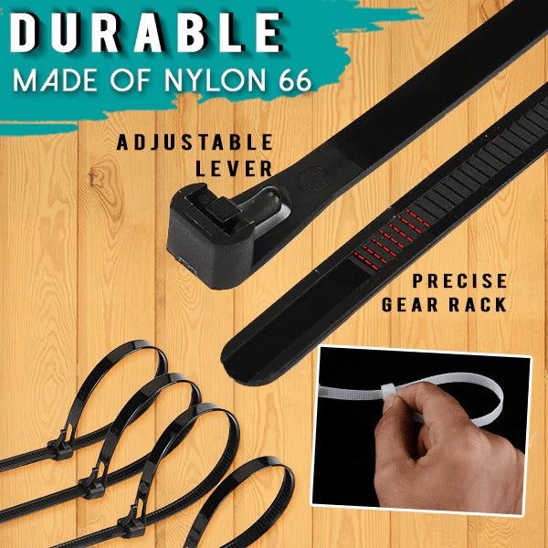 Reusable Cable Ties (50 PCS)