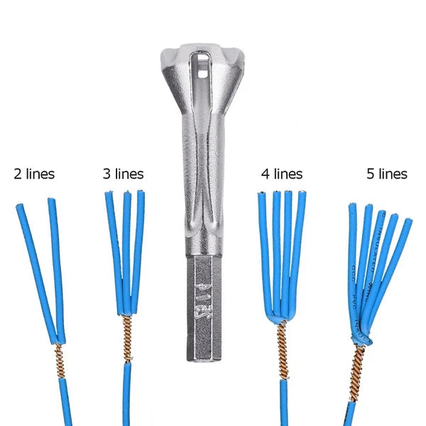 Universal Wire Stripping and Twisting Tool