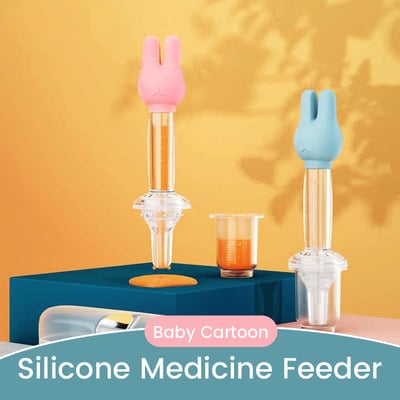 🐰Baby Cartoon Silicone Medicine Feeder