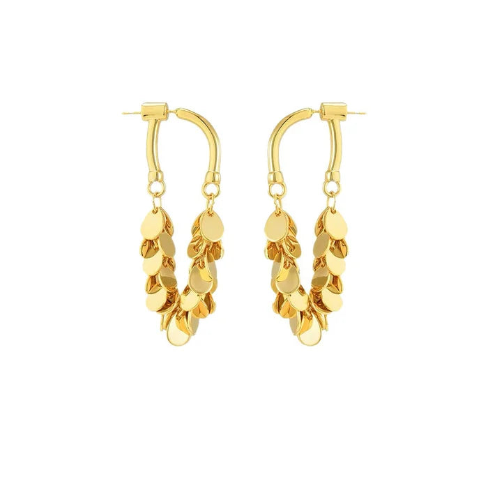 Sequin Tassel Earrings