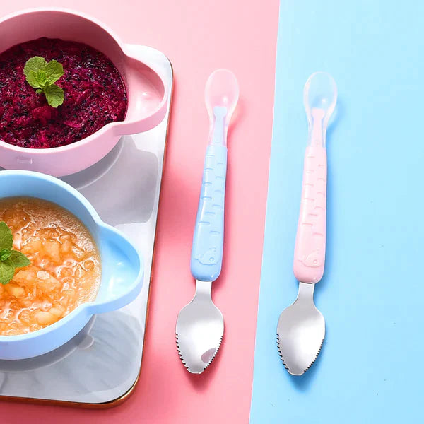 2-in-1 Two Sided Baby Feeding Spoon
