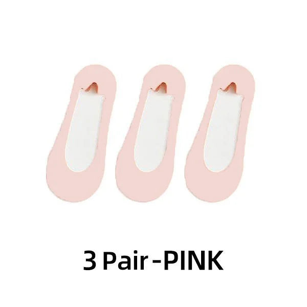 Invisible Non-slip Ice Silk Socks ( 3 Pairs )