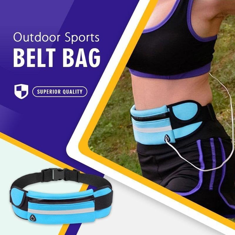 Multifunctional knitted breathable invisible waist bag