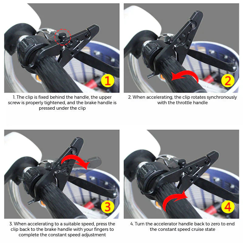 🏍🏍Universal Motorcycle Cruise Control Throttle Lock Assist