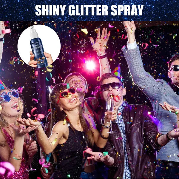 WATERPROOF GLITTER SPRAY STAGE PARTY HAIR AND CLOTHES