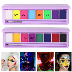 Water-Soluble Fluorescent Makeup Palette